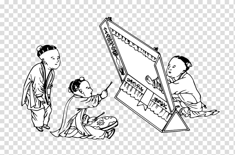 China Cartoon , Children transparent background PNG clipart