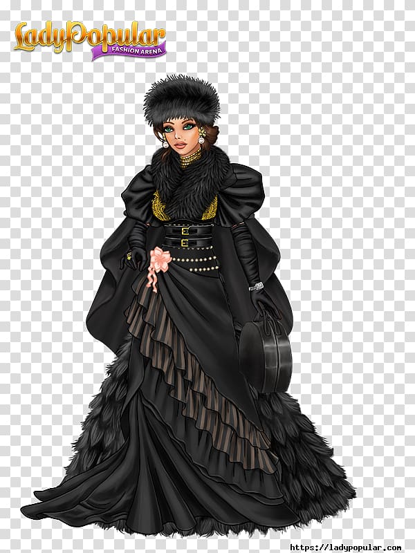 Costume design Lady Popular Fur, alice cullen transparent background PNG clipart