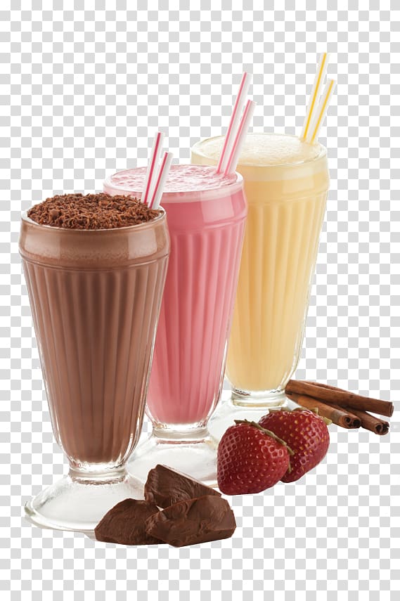assorted-flavor shakes, Milkshake Ice cream Sundae, ice cream transparent background PNG clipart