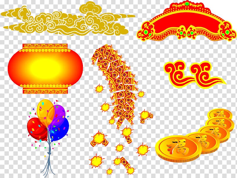 Chinese New Year Firecracker Lunar New Year, Chinese New Year transparent background PNG clipart
