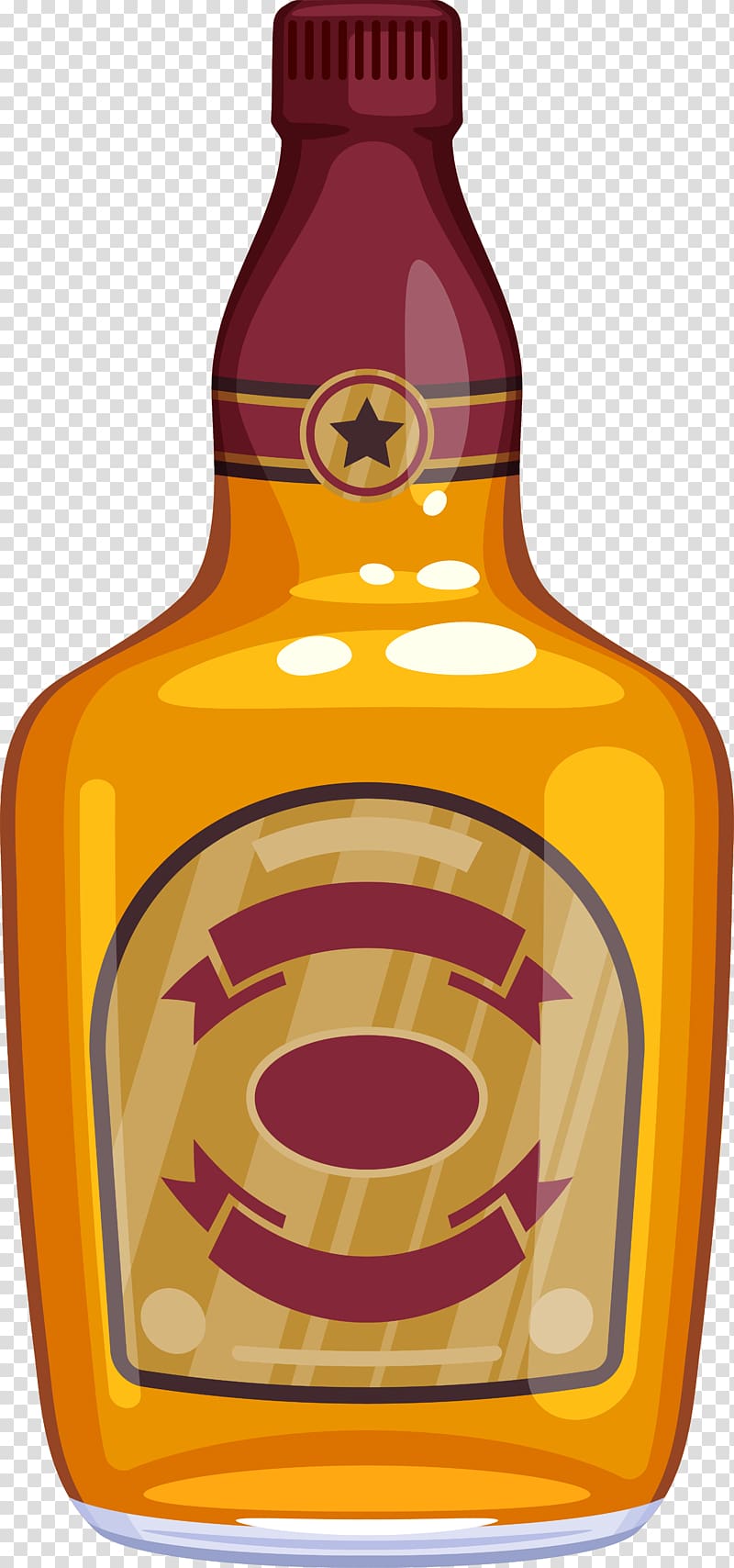 Whisky Beer Liqueur Glass bottle, Golden Delicious Beer transparent background PNG clipart