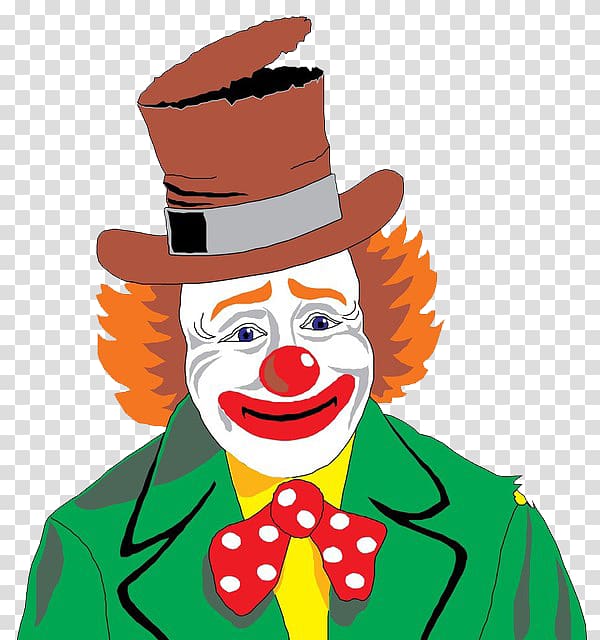 clown digital illustration, Joker Clown , A clown transparent background PNG clipart