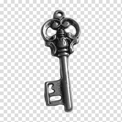 Silver Key Chains Material Metal, silver transparent background PNG clipart