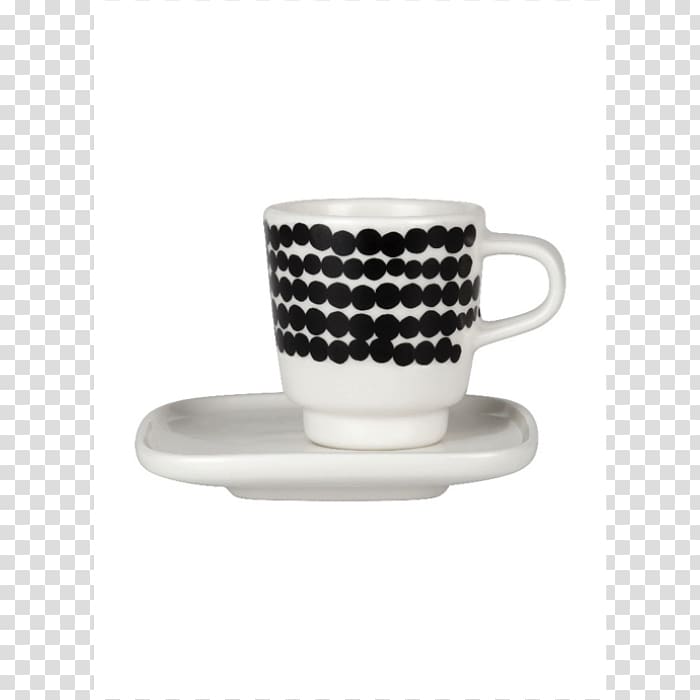 Espresso Marimekko Saucer Demitasse Mug, kitchenware pattern transparent background PNG clipart