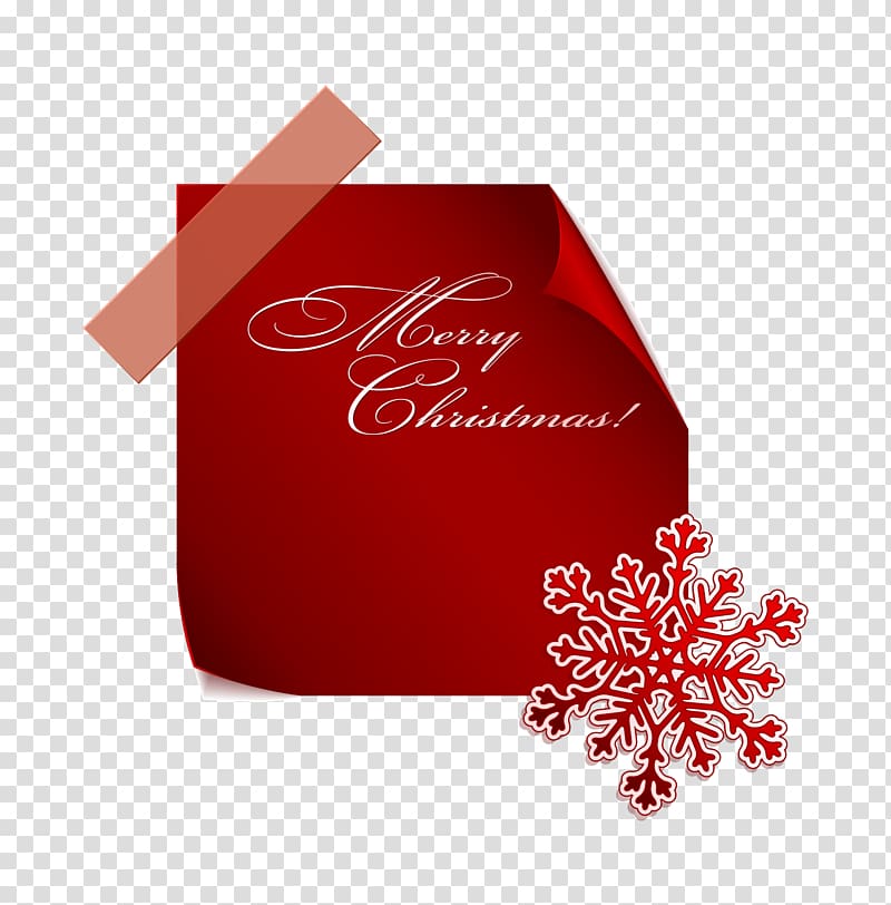 Paper Sticker illustration , Christmas Cards transparent background PNG clipart
