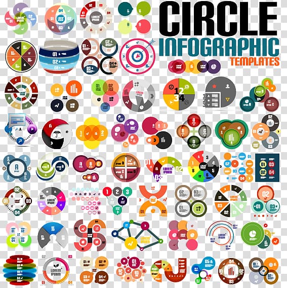 Circle Infographic Templates illustration, Infographic Creativity, Circle infographic transparent background PNG clipart