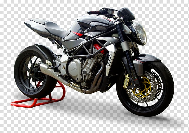 Exhaust system MV Agusta Brutale series Motorcycle MV Agusta Brutale 910 R, motorcycle transparent background PNG clipart