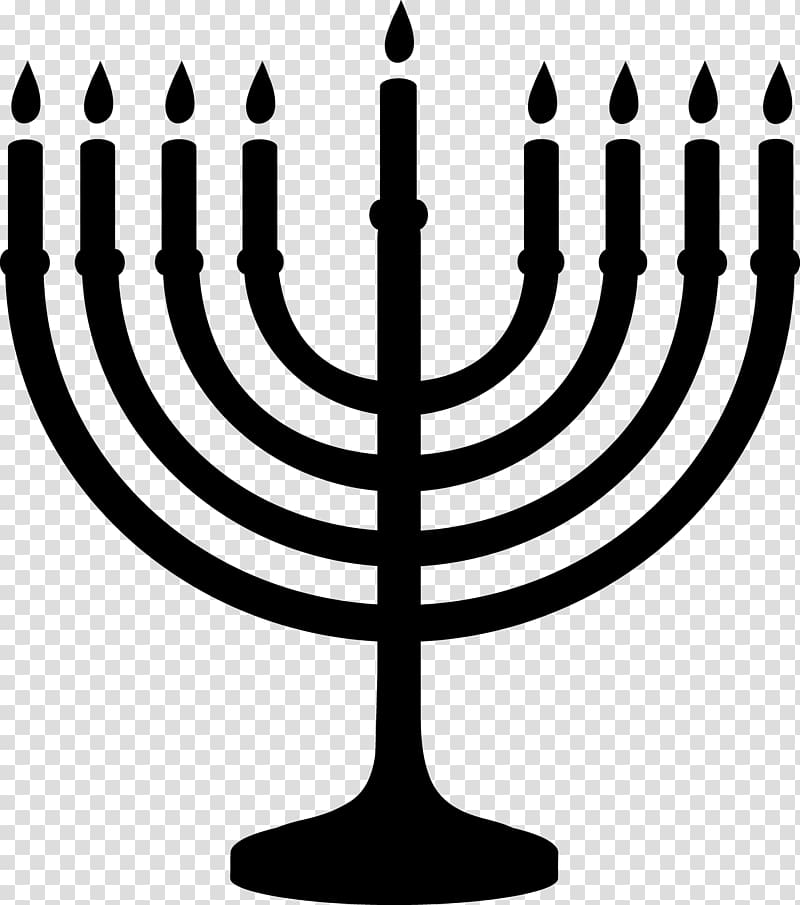 Menorah Judaism Hanukkah Jewish symbolism , Passover transparent background PNG clipart