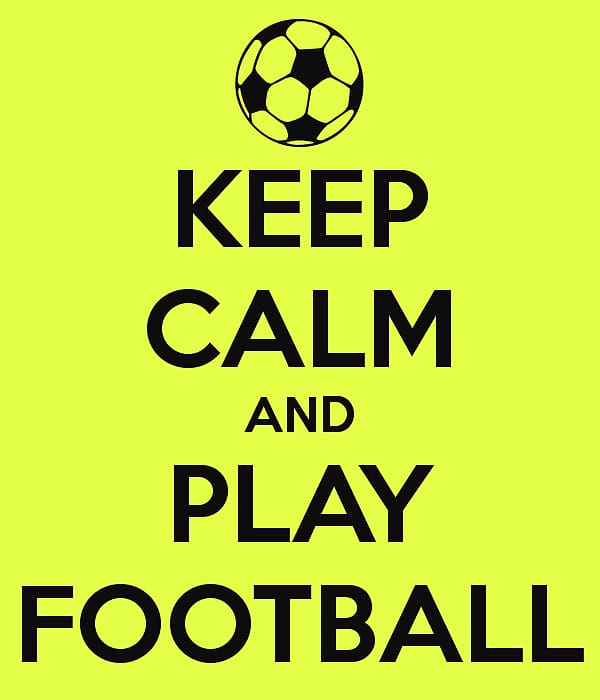 T-shirt Keep Calm and Carry On Game Poster Play, Play Football transparent background PNG clipart