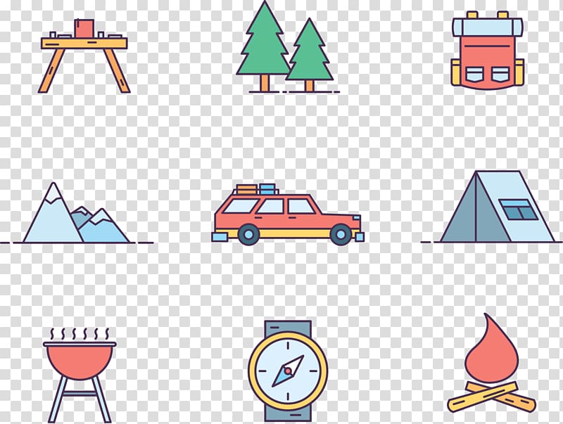 Camping , Field camping tools transparent background PNG clipart