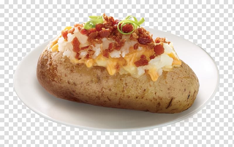 Baked potato Stuffing Bacon, bacon transparent background PNG clipart