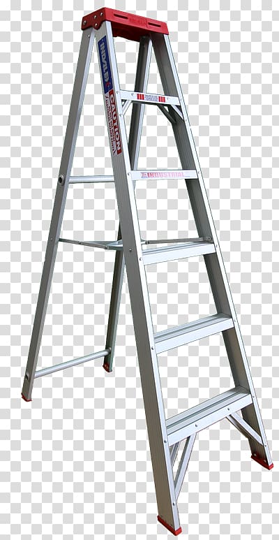 Ladder Aluminium Keukentrap Štafle Fiberglass, Steel ladder transparent background PNG clipart
