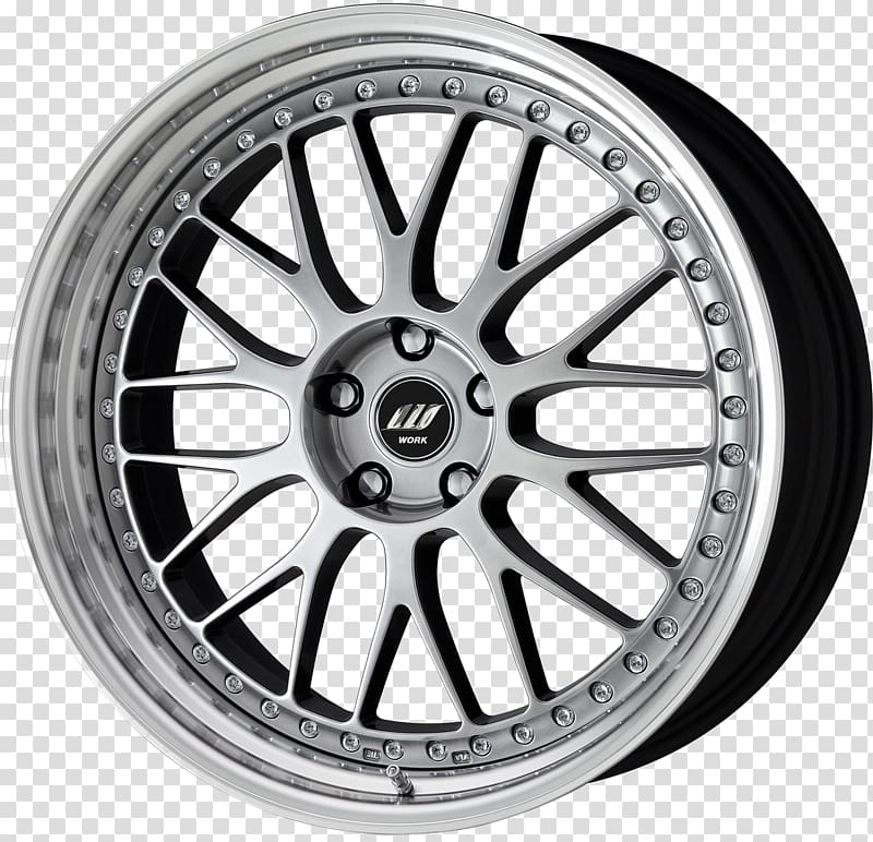 Car WORK Wheels Alloy wheel Nissan, car transparent background PNG clipart