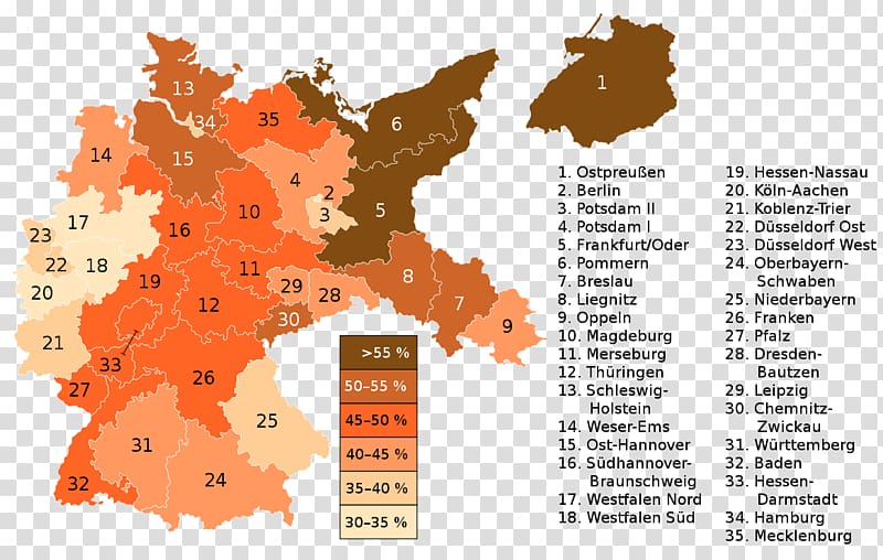 German federal election, March 1933 Germany German election, November 1933 Weimar Republic Nazi Party, map transparent background PNG clipart