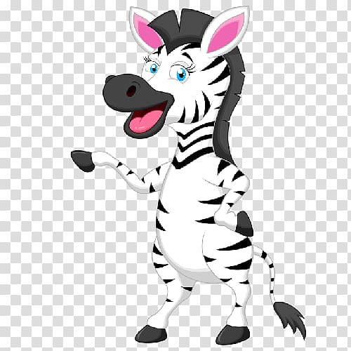 Drawing , cartoon zebra transparent background PNG clipart