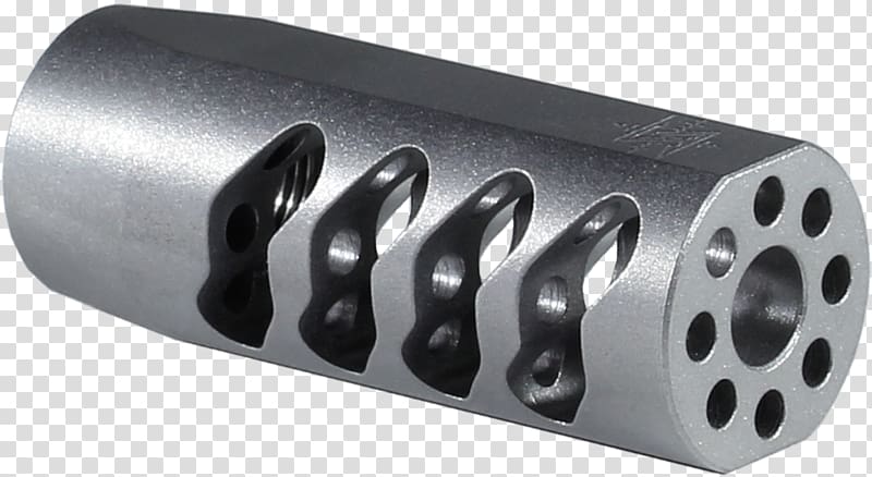 Gun Compensator LLC Muzzle brake Firearm Gun shop Steel, 300 blackout muzzle brake transparent background PNG clipart