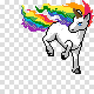Cross-stitch Unicorn: Color By Number Pixel Art Unicorn: Color By Number Pixel Art Bead, unicorn transparent background PNG clipart thumbnail