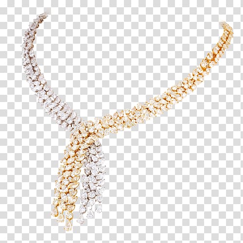 Jewellery Pearl Necklace Colored gold, Jewellery transparent background ...