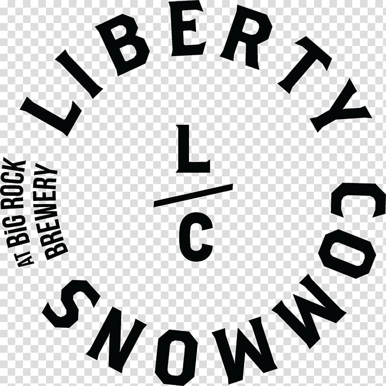 Logo Liberty Commons at Big Rock Brewery Beer Liberty Street Midland, beer transparent background PNG clipart