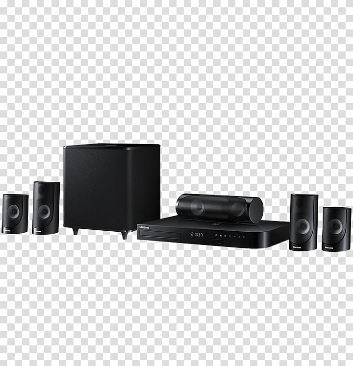 Blu-ray disc Home Theater Systems 5.1 surround sound Samsung HT-J5500 5 Speaker 3D Blu-ray & DVD Home Theatre System Samsung HT-J4500, samsung transparent background PNG clipart