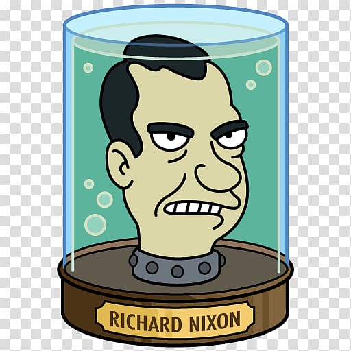 Richard Nixon Futurama United States Zapp Brannigan Professor Farnsworth, futurama transparent background PNG clipart