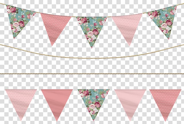 Bunting Banner Paper Pennon, party transparent background PNG clipart