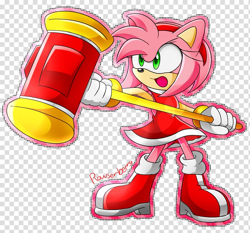 Amy Rose Sonic and the Black Knight Doctor Eggman Sonic Riders Sonic the Hedgehog, amy werehog transparent background PNG clipart