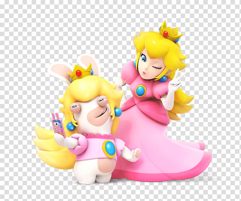 Mario + Rabbids Kingdom Battle Donkey Kong Princess Peach Luigi, peach transparent background PNG clipart