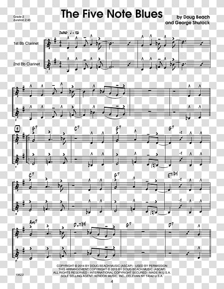 Sheet Music Tenor saxophone Alto saxophone Duet, 100 score transparent background PNG clipart