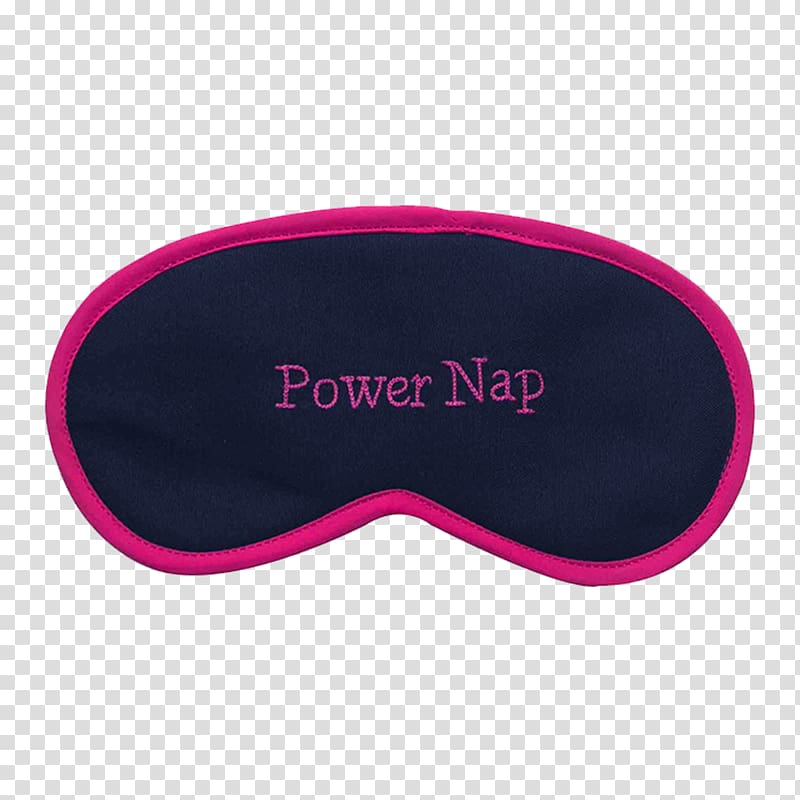 Goggles Pink M Font, sleeping mask transparent background PNG clipart