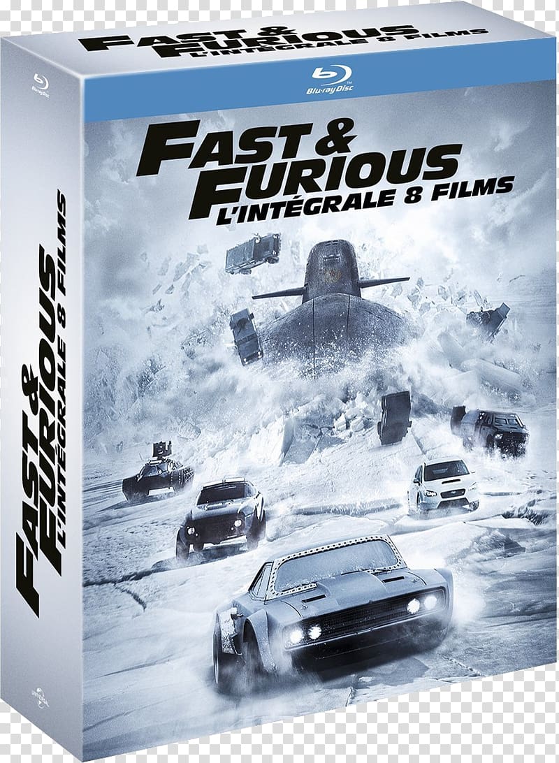 Blu-ray disc The Fast and the Furious Film DVD Box set, scary thriller transparent background PNG clipart