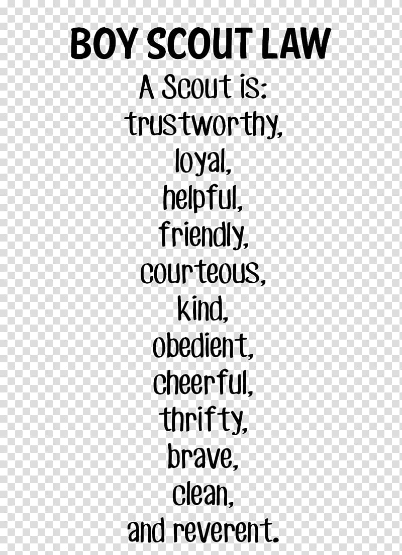 Leathering Council Scout Law Scouting Scout Promise Cub Scout, cubscoutfreehd transparent background PNG clipart