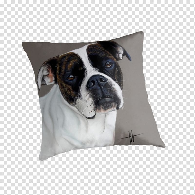 Dog breed Boston Terrier Boxer Throw Pillows Call of Duty: Black Ops III, Doggy Style transparent background PNG clipart