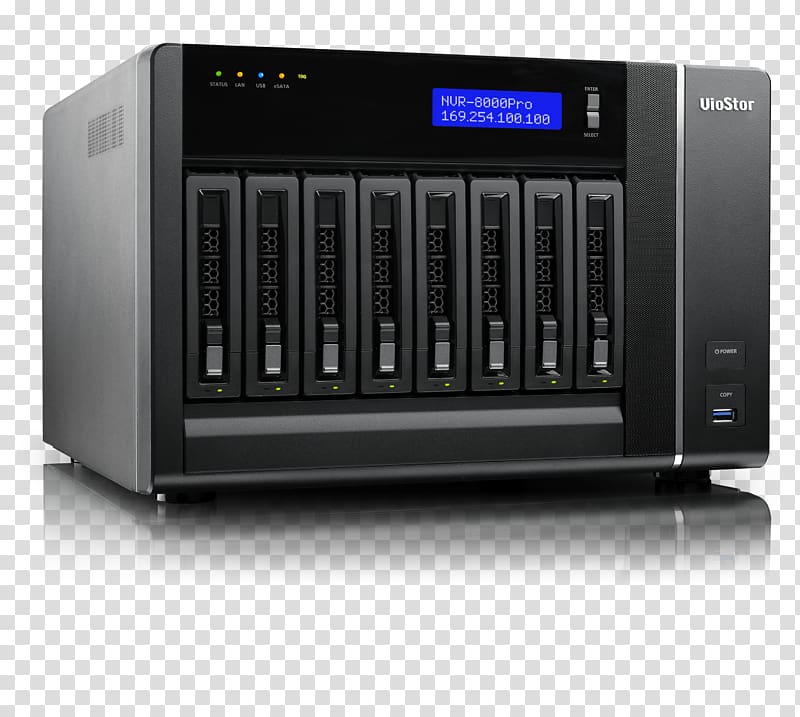 Network video recorder Network Storage Systems QNAP Systems, Inc. Digital Video Recorders Closed-circuit television, video recorder transparent background PNG clipart