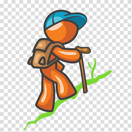 mountain hiker clipart