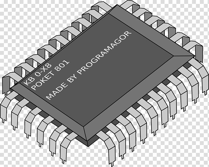 Integrated Circuits & Chips Electronic circuit Microcontroller , Microchip transparent background PNG clipart