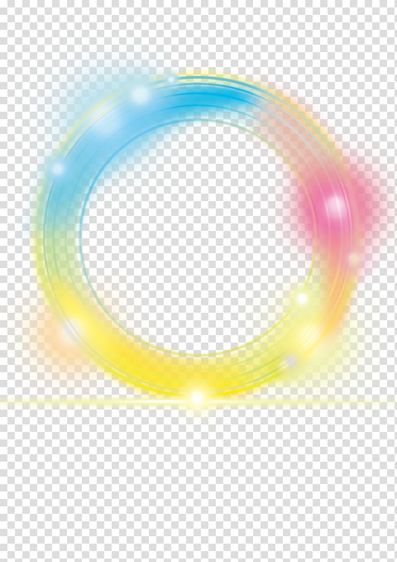 round yellow and red light framed , Light Circle Glare, Ring transparent background PNG clipart