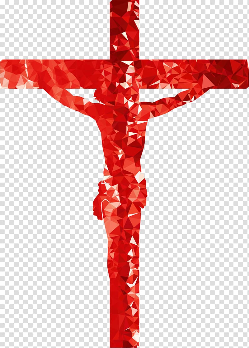 red crucifix illustration, Crucifix Christian cross , christian cross transparent background PNG clipart