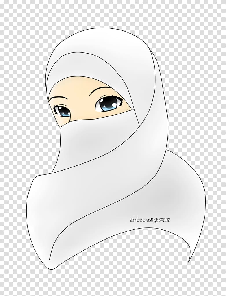 woman covered face with scarf , Love Concept Meaning Happiness , hijab transparent background PNG clipart