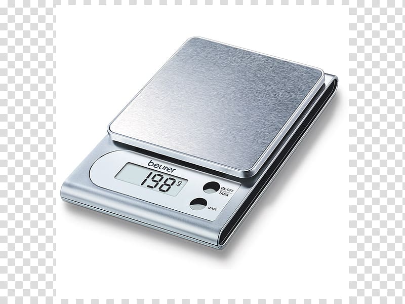 Measuring Scales Beurer Kitchen Scale Stainless steel Tare weight, belt massage transparent background PNG clipart