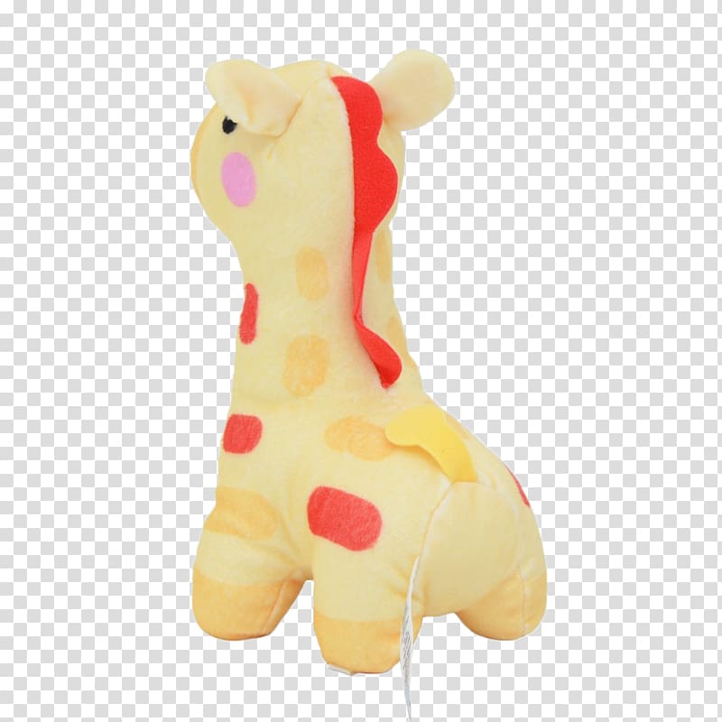 Giraffe Plush Stuffed toy Doll, Fisher sound and light to appease giraffe transparent background PNG clipart
