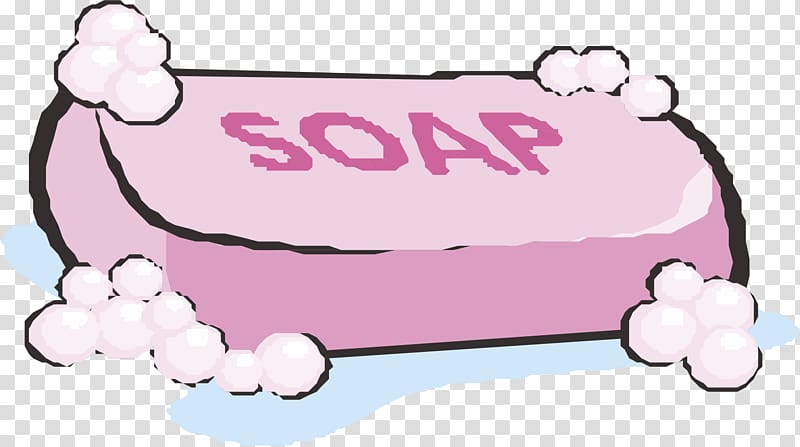 pink Soap , SOAP Cartoon , Vermicelli soap transparent background PNG clipart