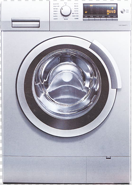 Home appliance Washing machine Air conditioner Haier, washing machine transparent background PNG clipart