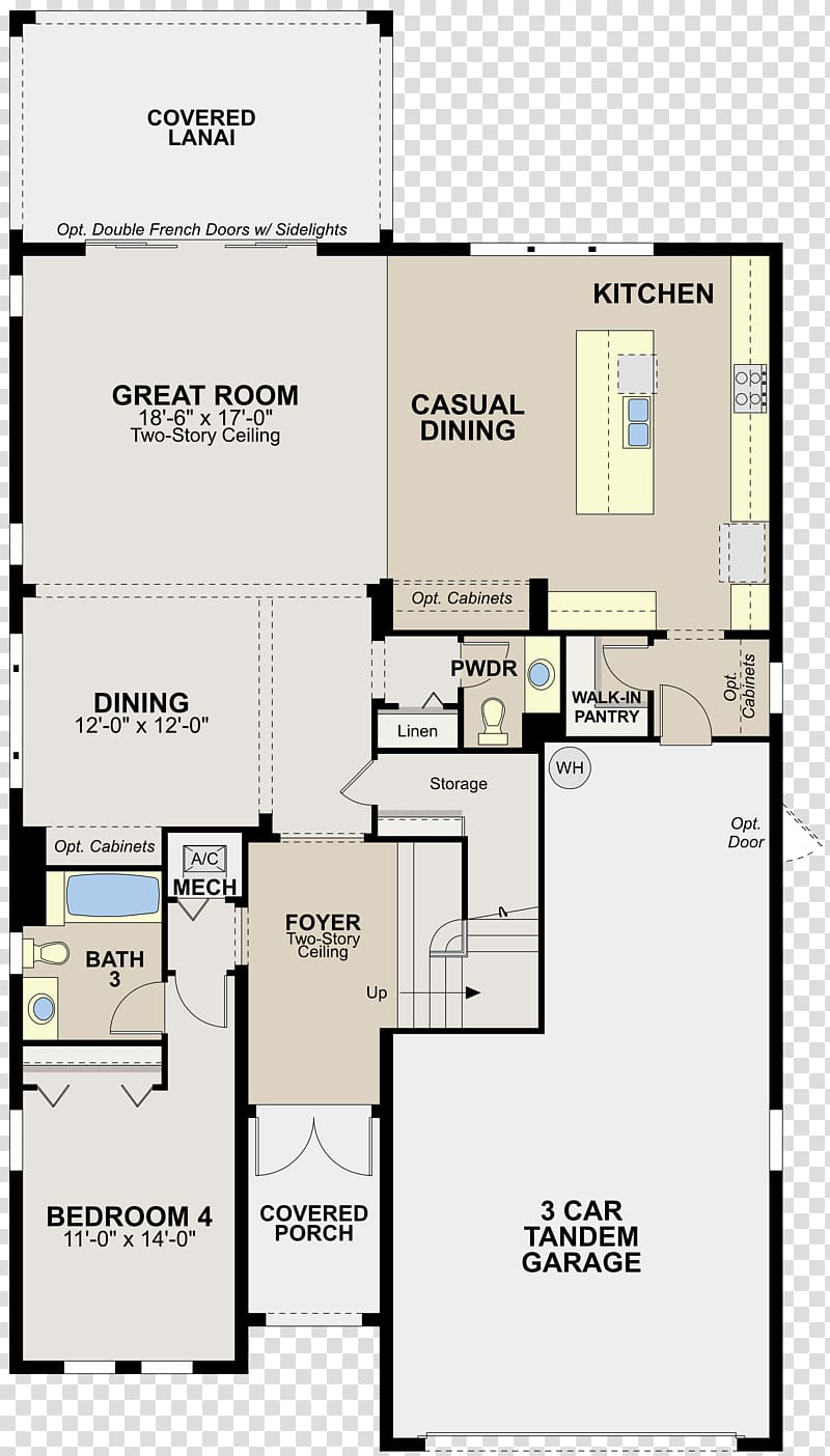 Floor plan CalAtlantic at Watercrest at Parkland by Lennar Bedroom House, house transparent background PNG clipart
