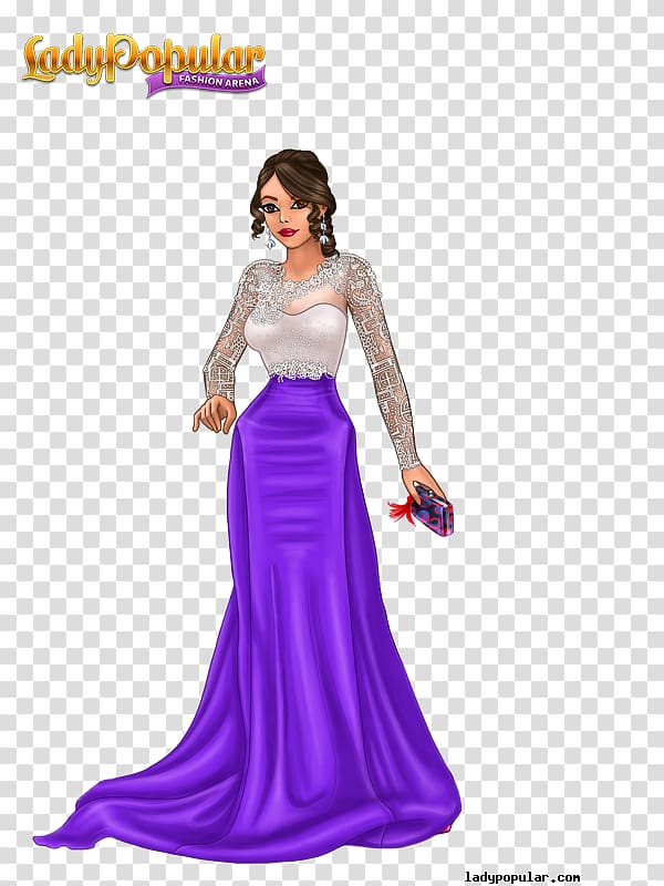 Lady Popular Game Fashion Woman, red carpet transparent background PNG clipart