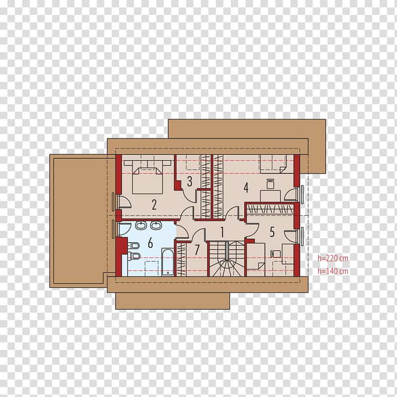 Attic House Building Square meter Project, house transparent background PNG clipart