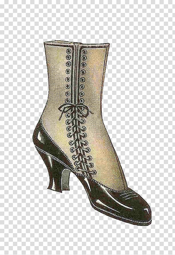 Fashion boot Shoe Vintage clothing , boot transparent background PNG clipart