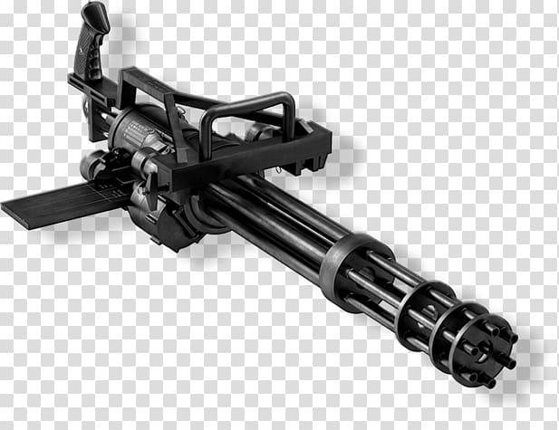 Minigun Gatling gun Weapon Machine gun, Machine Gun transparent background PNG clipart