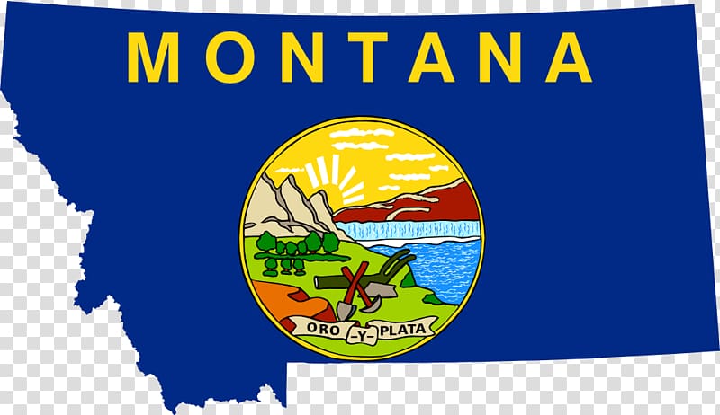 Flag of Montana State flag , Youtube Play Button transparent background PNG clipart