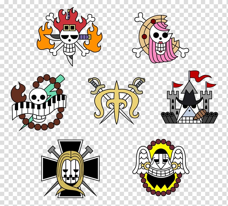 Jolly Roger One Piece Franky Art Trafalgar D. Water Law, Pirates transparent background PNG clipart